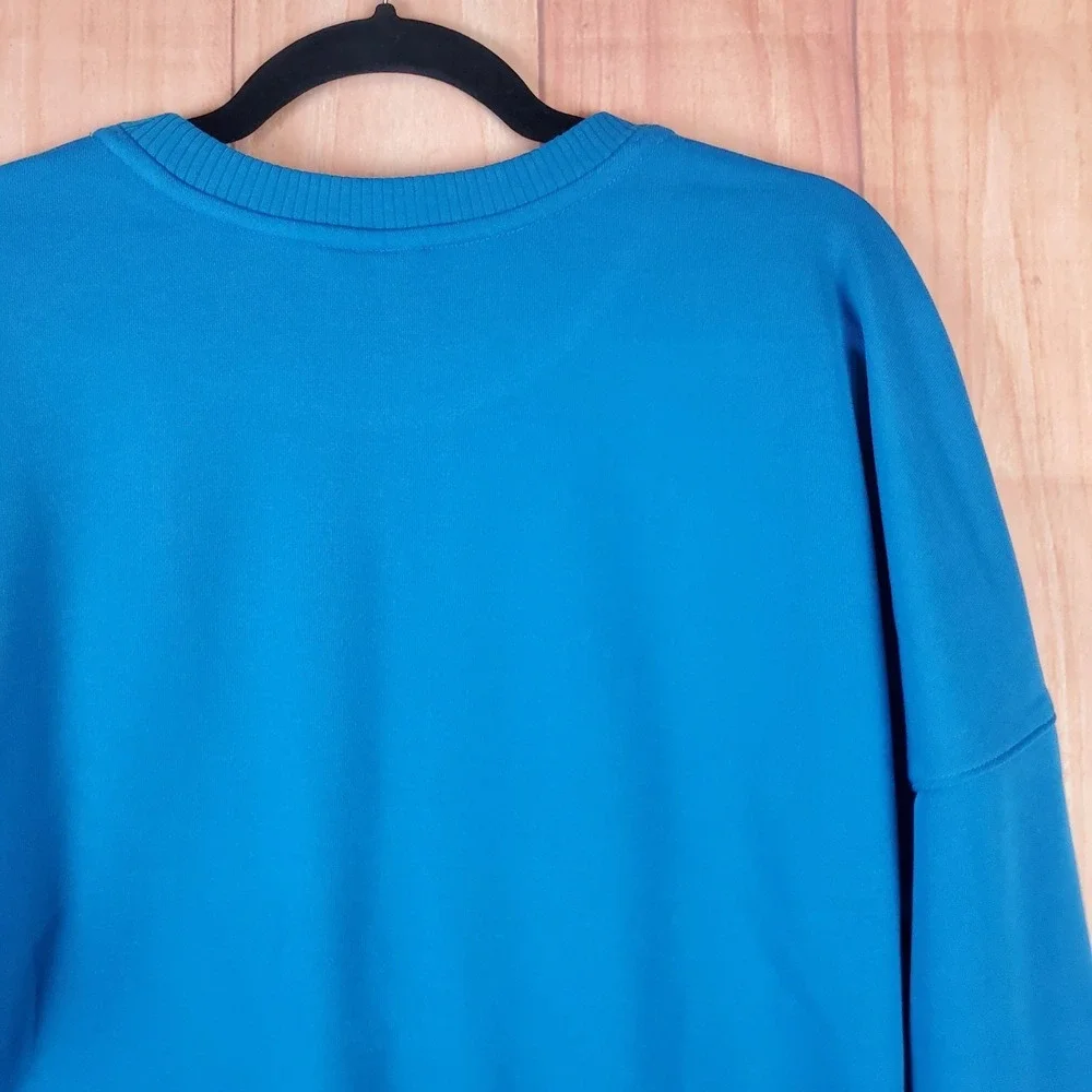 Nike Mens Sweatshirt Sz Small Blue Dri-Fit Detroit Lions Long Sleeve Pullover
